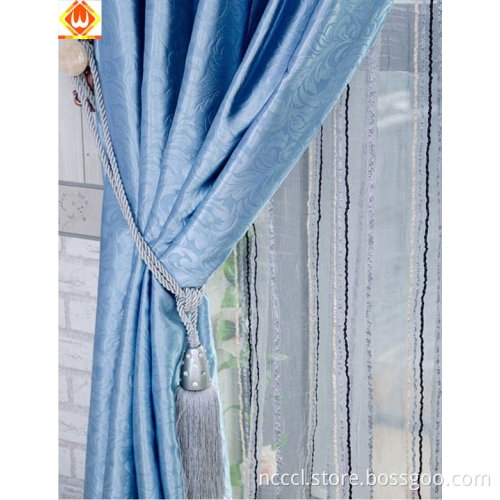 Polyester fabric ready made curtain